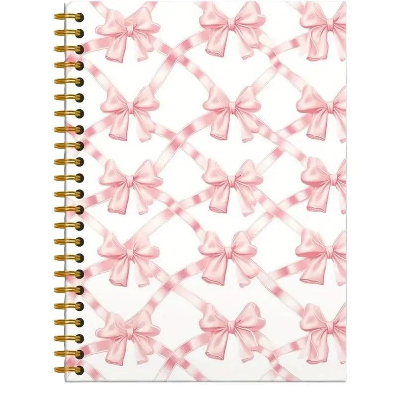 PinkBow Elegance Notebook