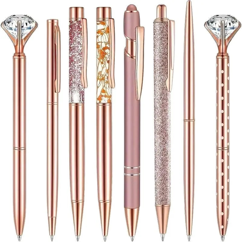 Lot de 8 Stylos Élégants