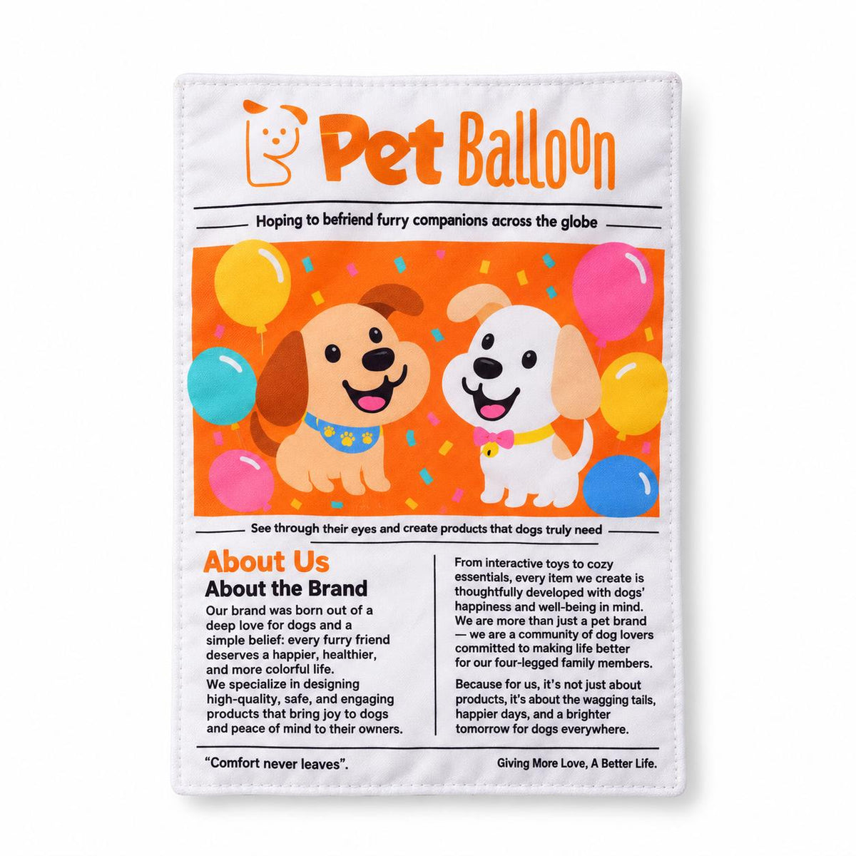 Jouet journal chien - 2