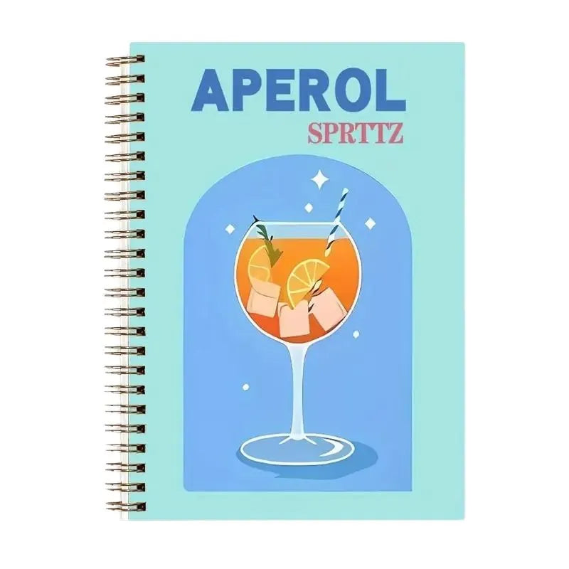 Aperol Spritz Spiral Notebook