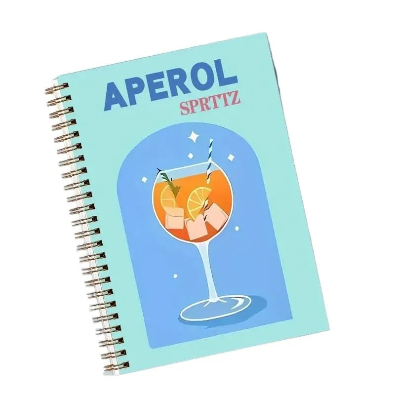 Aperol Spritz Spiral Notebook