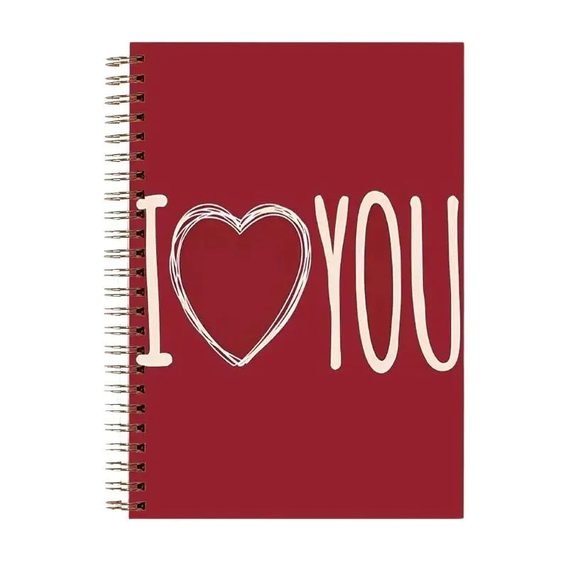 "I ♥ You" spiral notebook