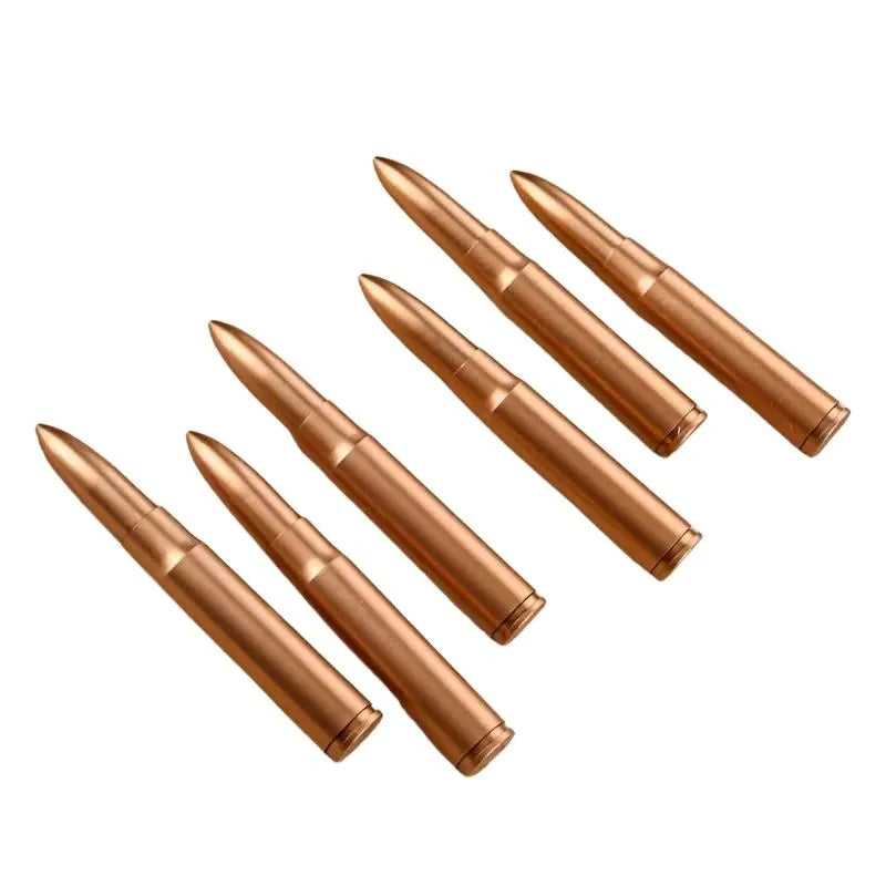 Set of 6 metallic ballpoint pens