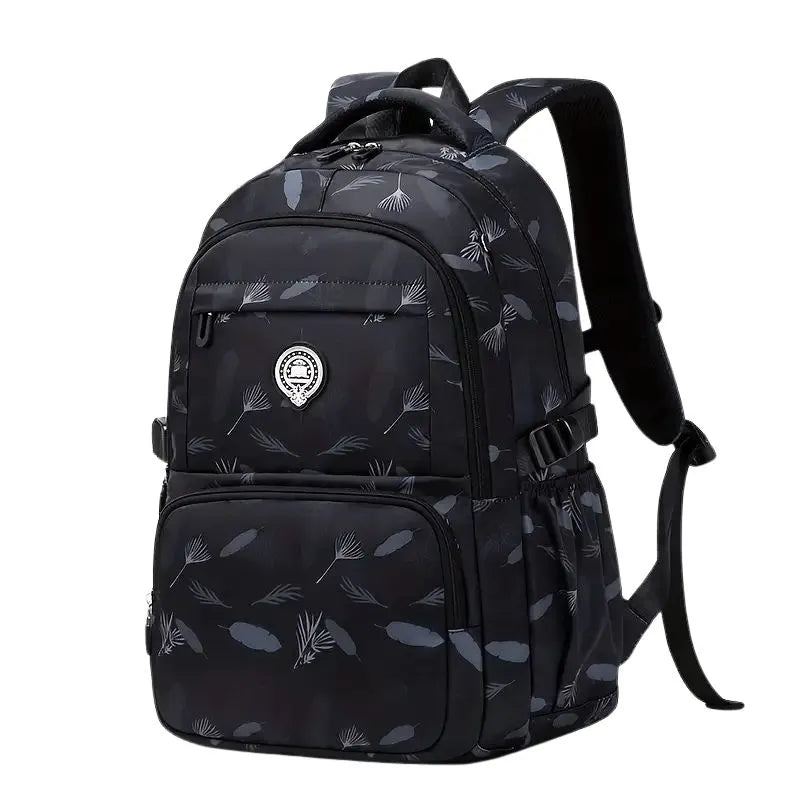 Black Feather Backpack