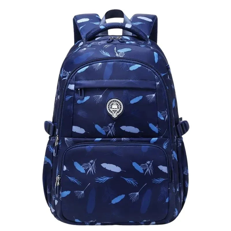 Blue Feather Backpack