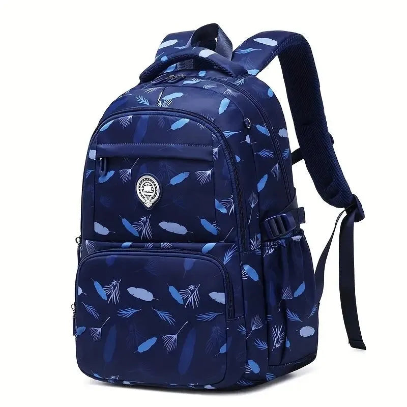 Blue Feather Backpack