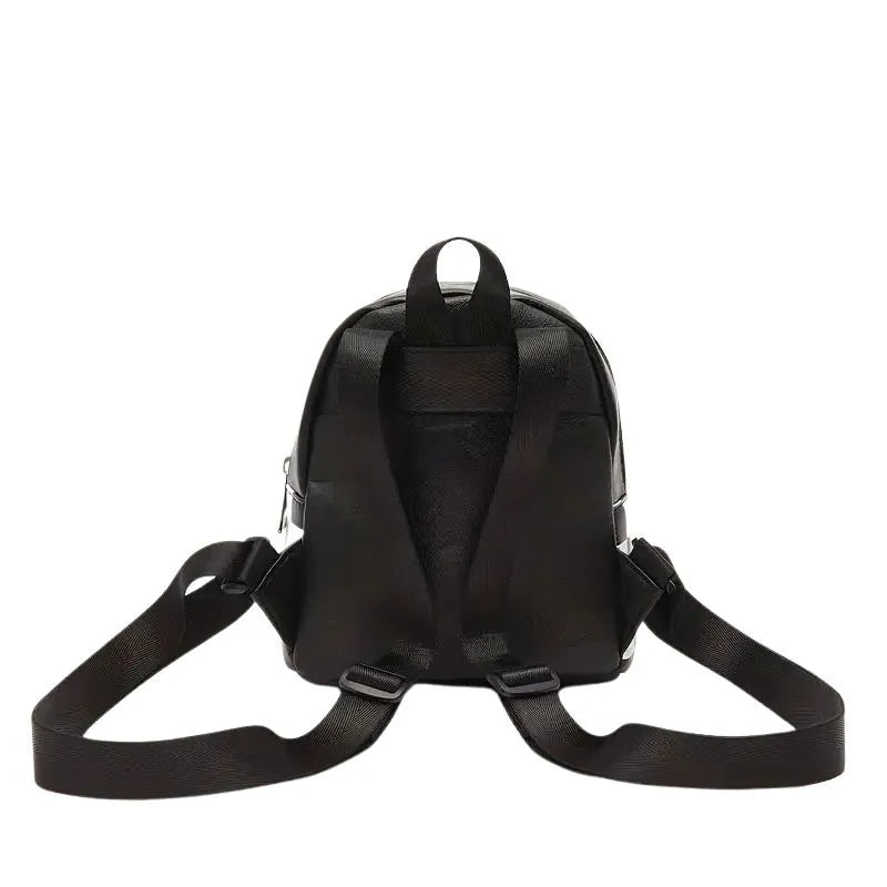 Black and White Checkered Pattern Backpack 