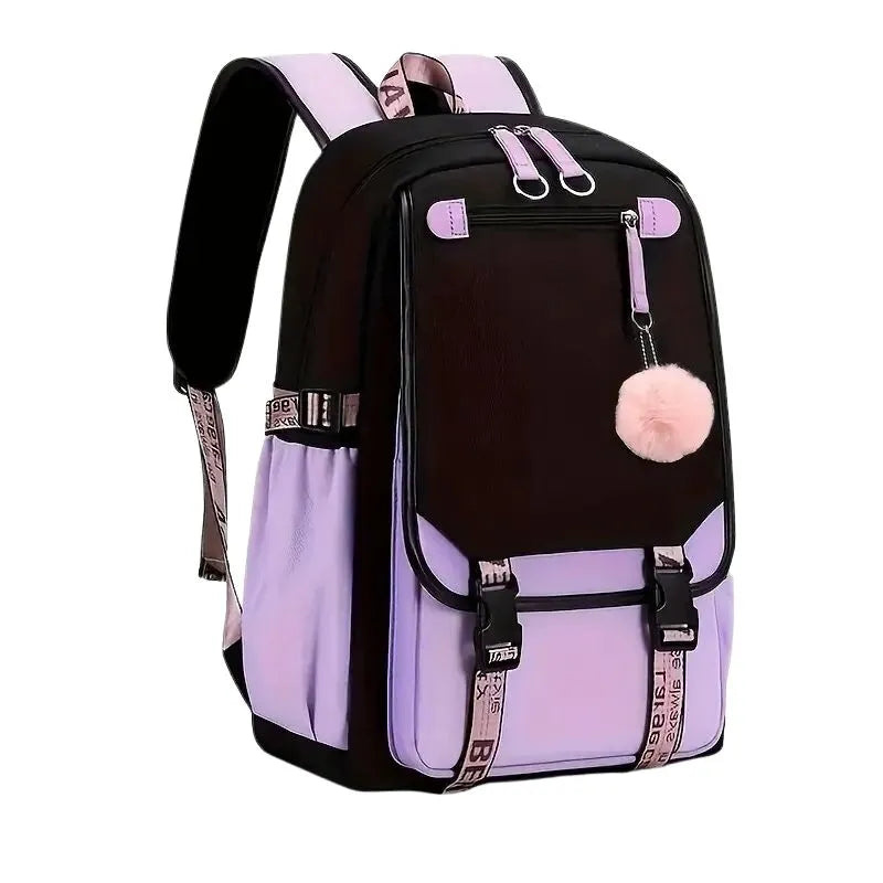 Sac à Dos Bicolore Élégance